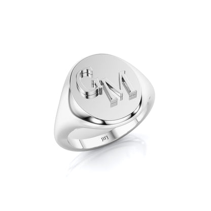 Initials Signet Ring