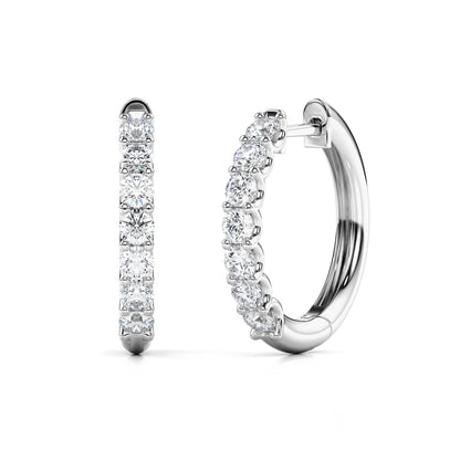 The Perfect Diamond Hoops