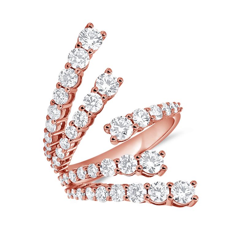 Bague Glamour Ouverte Diamant