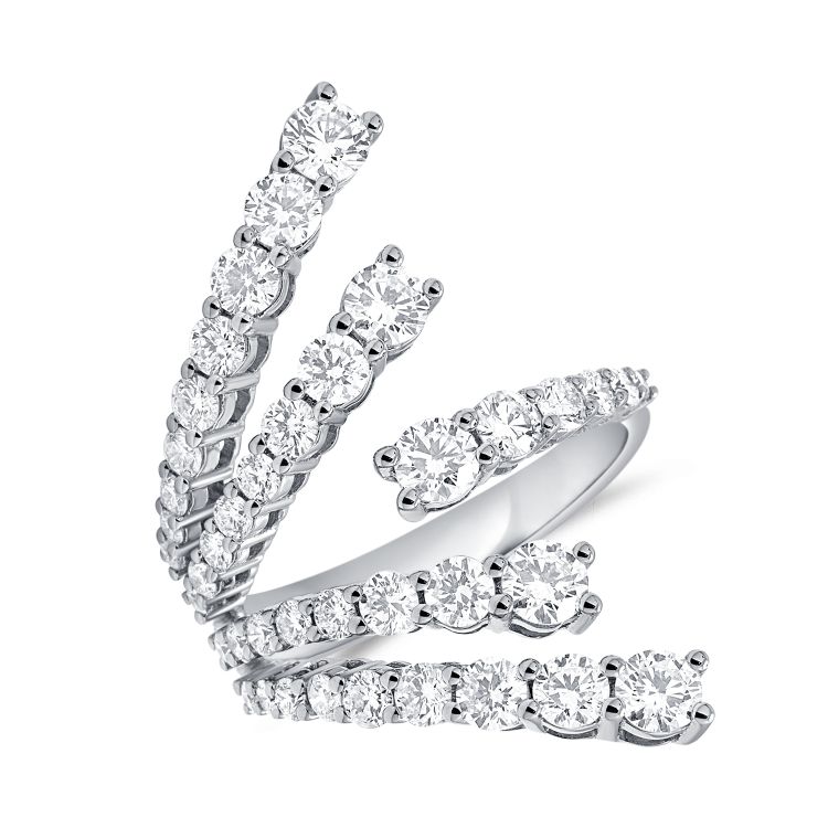 Bague Glamour Ouverte Diamant