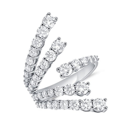 Bague Glamour Ouverte Diamant
