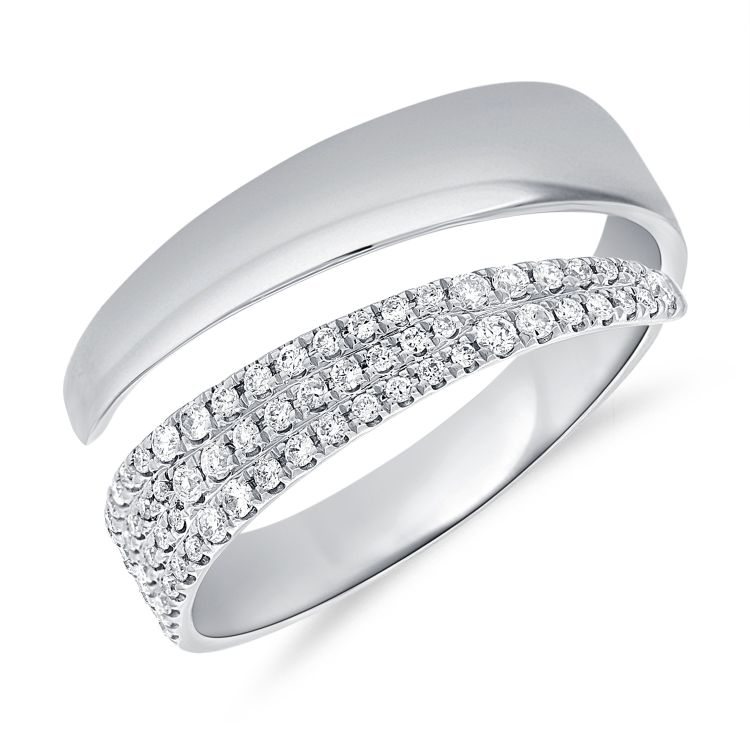 Open Wrap Diamond Ring