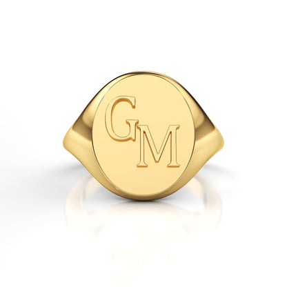 Initials Signet Ring