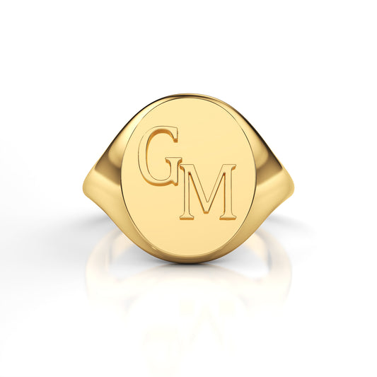 Initials Signet Ring