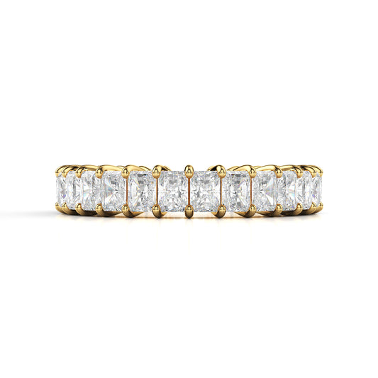 Emerald Diamond Eternity Band