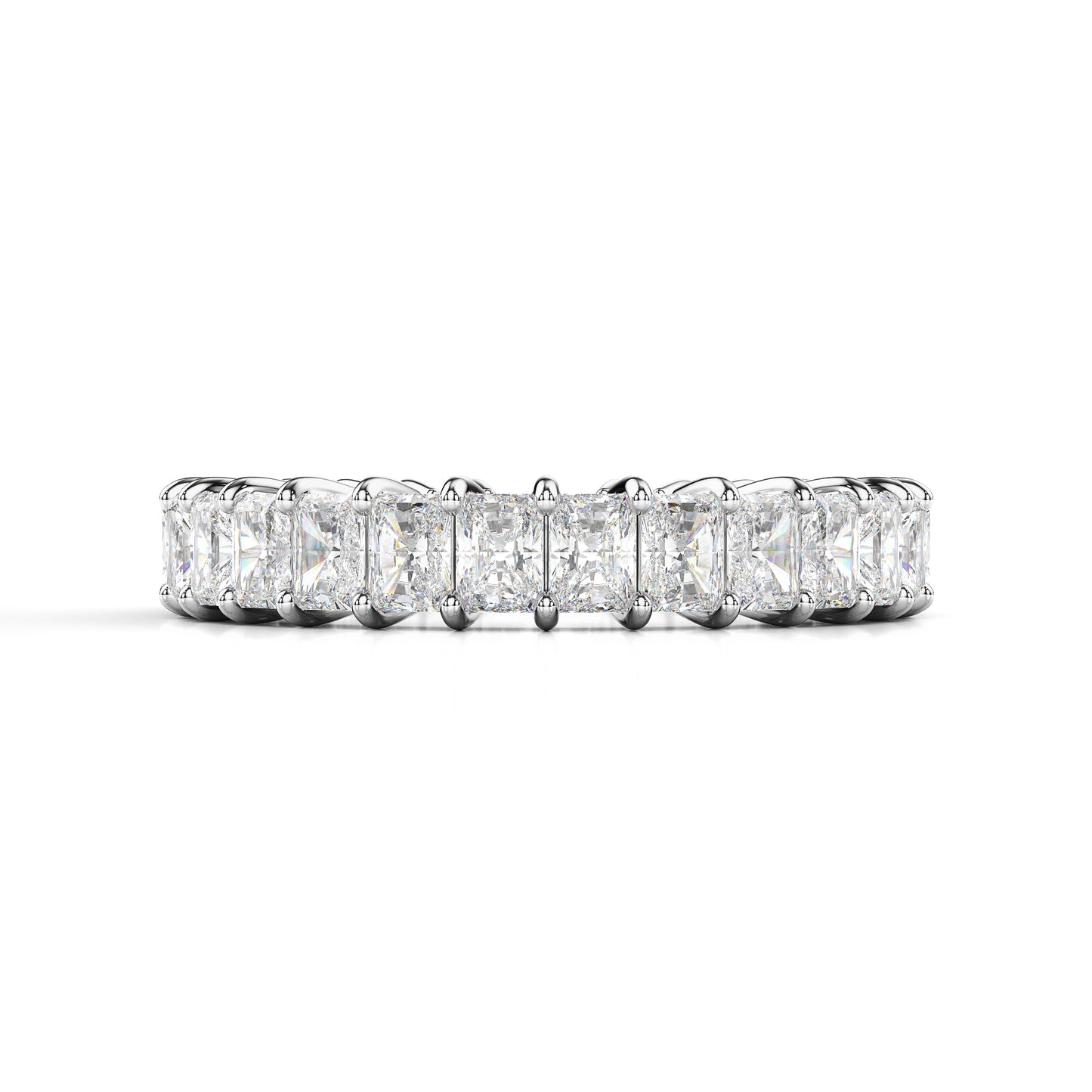 Emerald Diamond Eternity Band