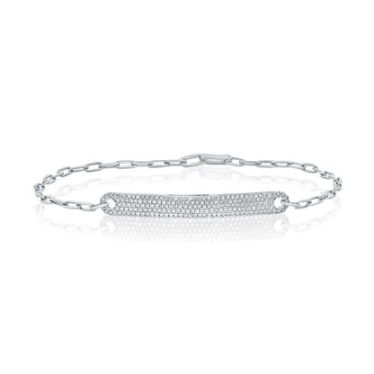 Bracelet d'identification en diamant