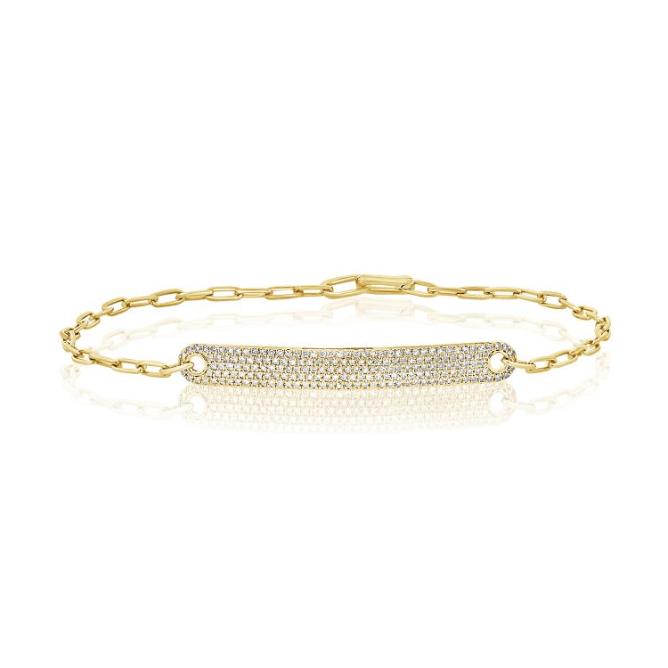 Bracelet d'identification en diamant