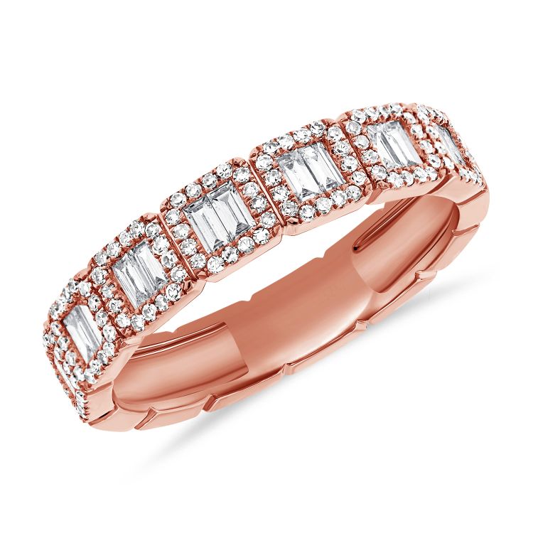 Baguette Framed Diamond Ring