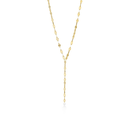 Hammered Forzentina Lariat Chain