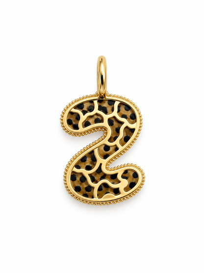 Sapphire Bubble Letter Pendant