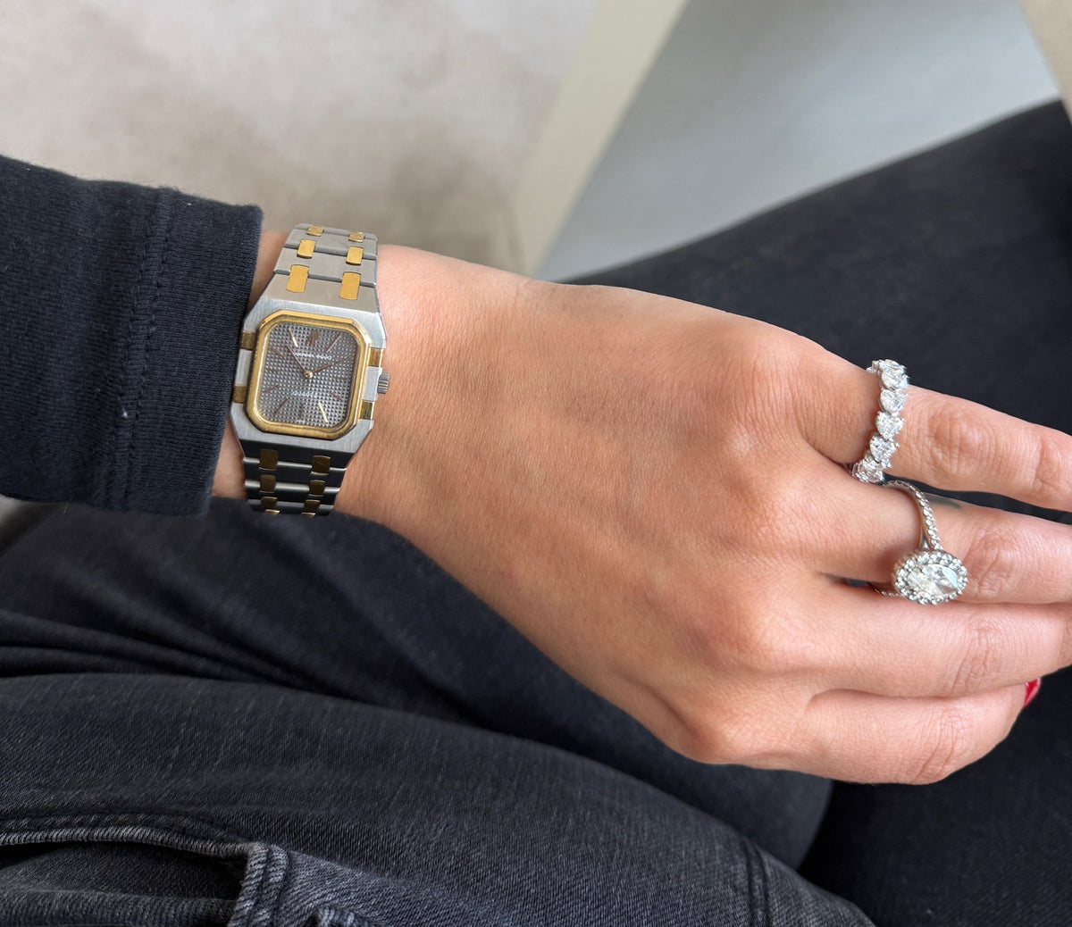 Bague papillon diamant pavé