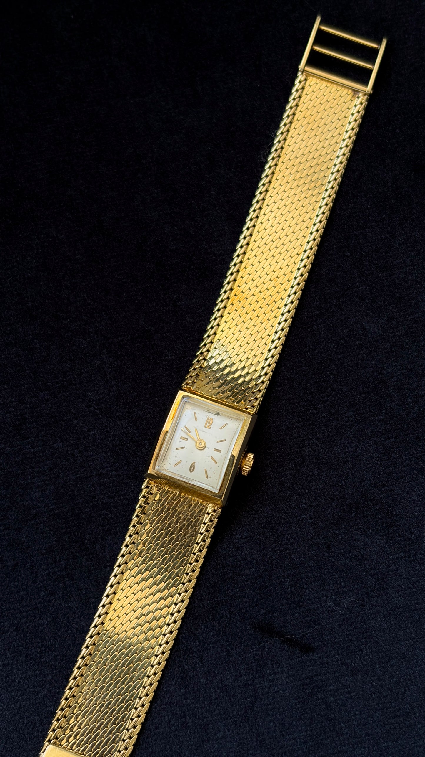 Antique Woven Gold Cocktail Watch