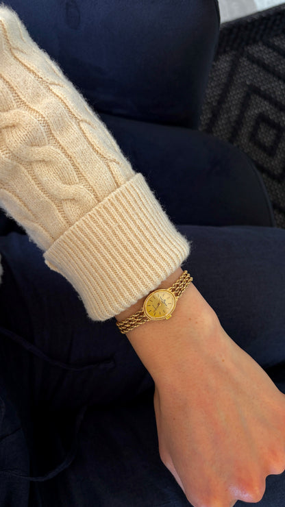Baume & Mercier: Triple Strand Vintage Watch