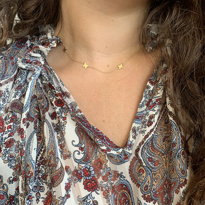 Collier de station papillon