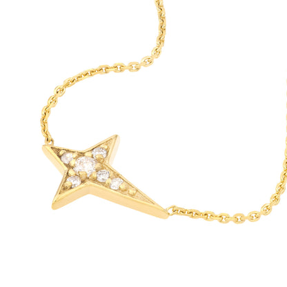 Tapered Cross Necklace