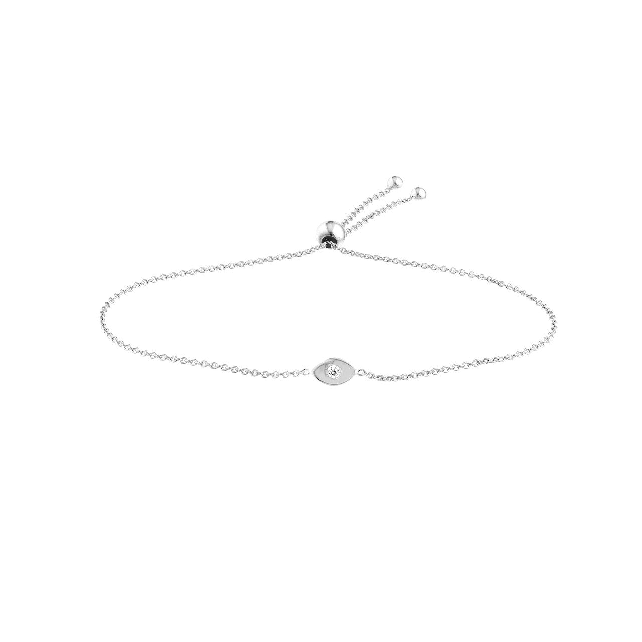 Bracelet Bolo Diamant Mauvais Oeil