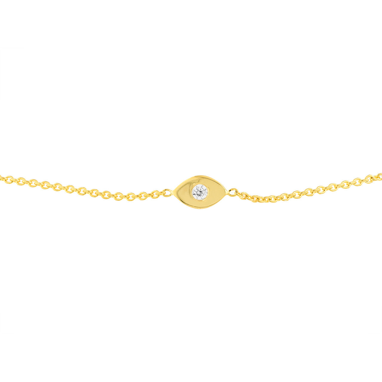 Bracelet Bolo Diamant Mauvais Oeil