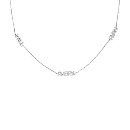 Collier de station de nom de mini bloc
