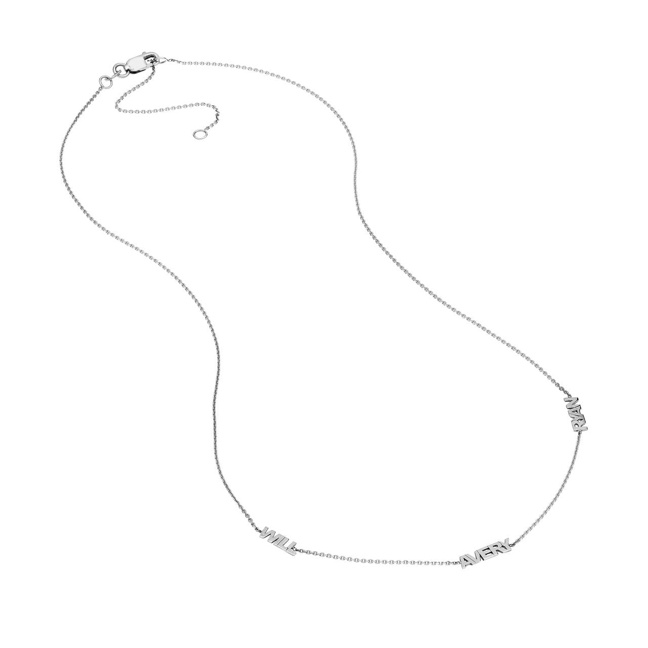 Collier de station de nom de mini bloc