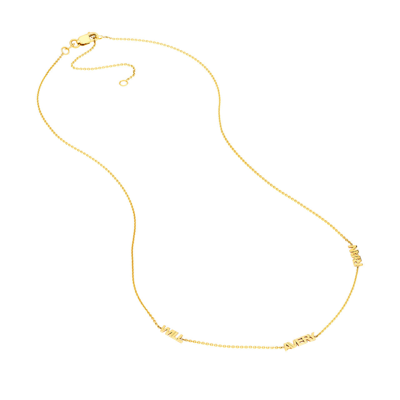 Collier de station de nom de mini bloc