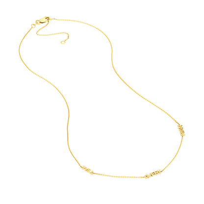 Collier de station de nom de mini bloc