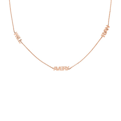 Collier de station de nom de mini bloc