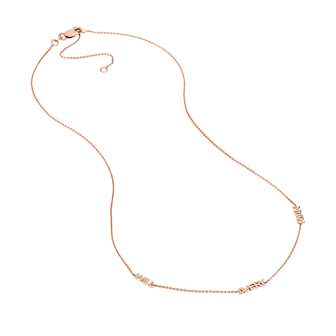 Collier de station de nom de mini bloc
