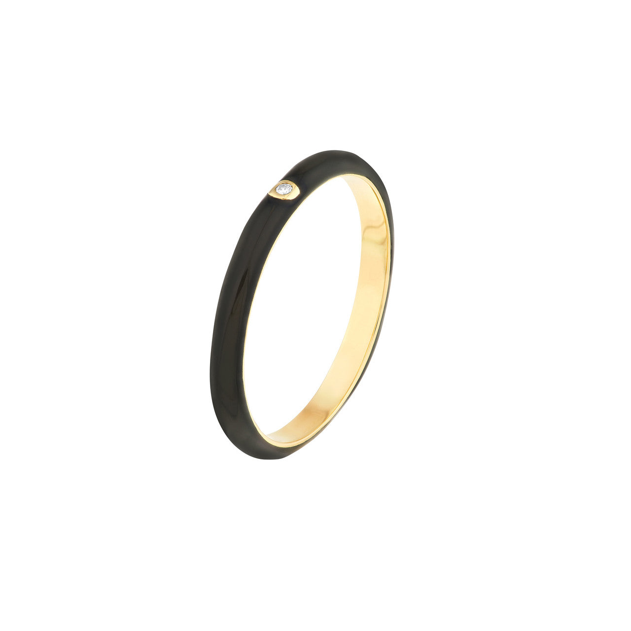 Black Enamel Band