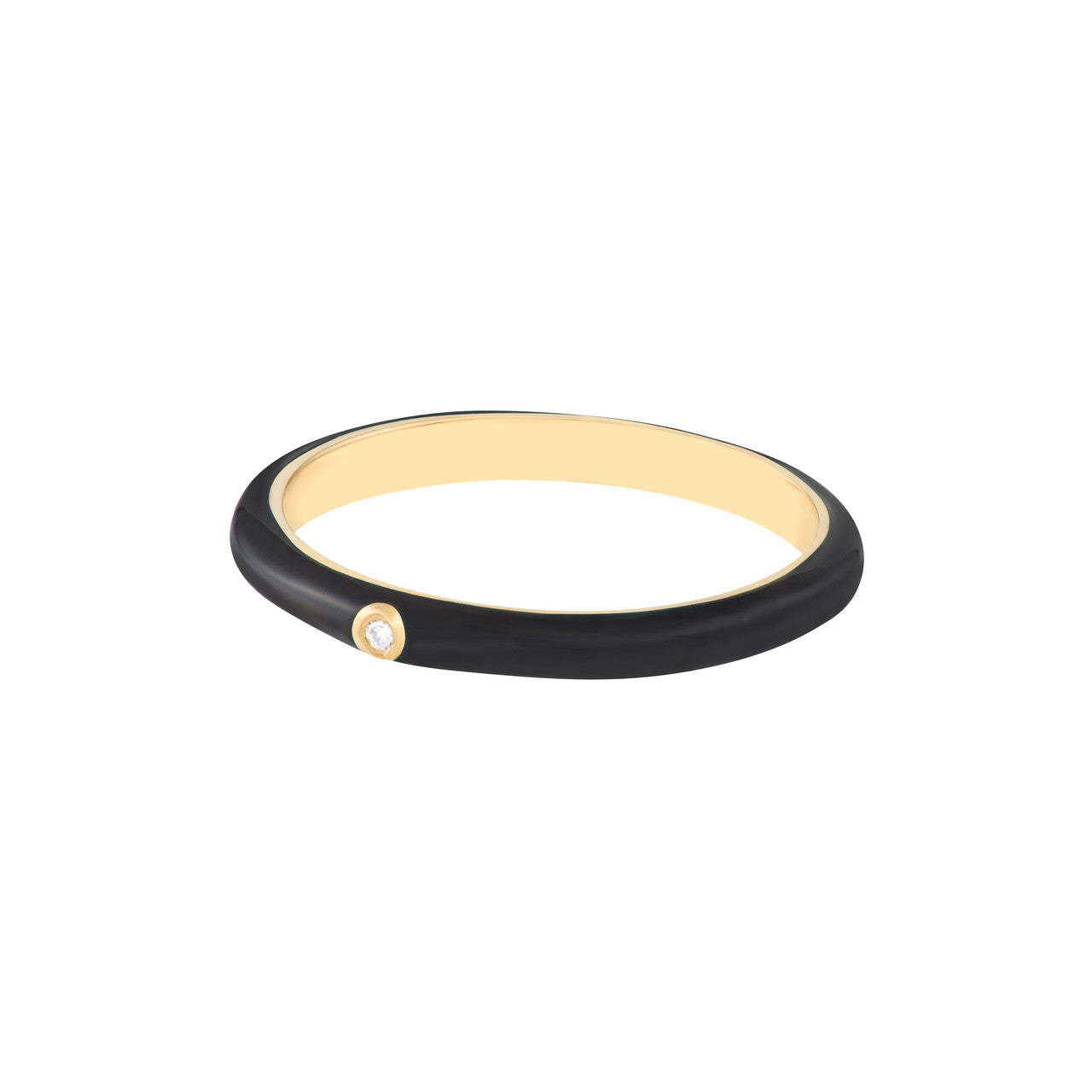 Black Enamel Band