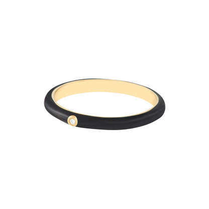 Black Enamel Band