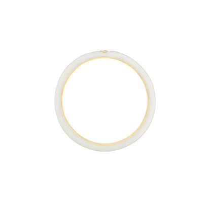 I DO Bague en émail blanc