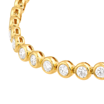 Medium Bezel Set Diamond Tennis Bracelet