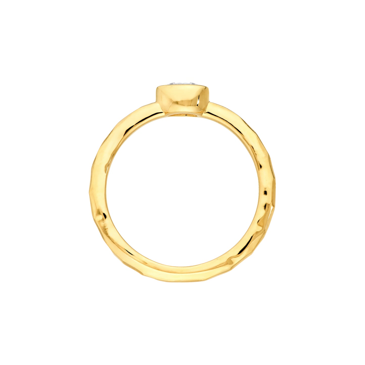 Pear Diamond Bubble Ring