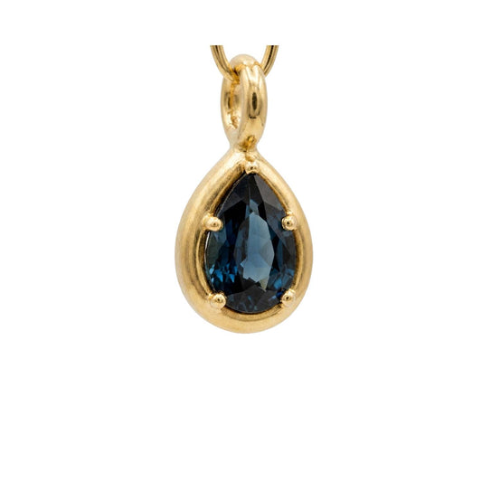 Collier triangle de diamants pendants