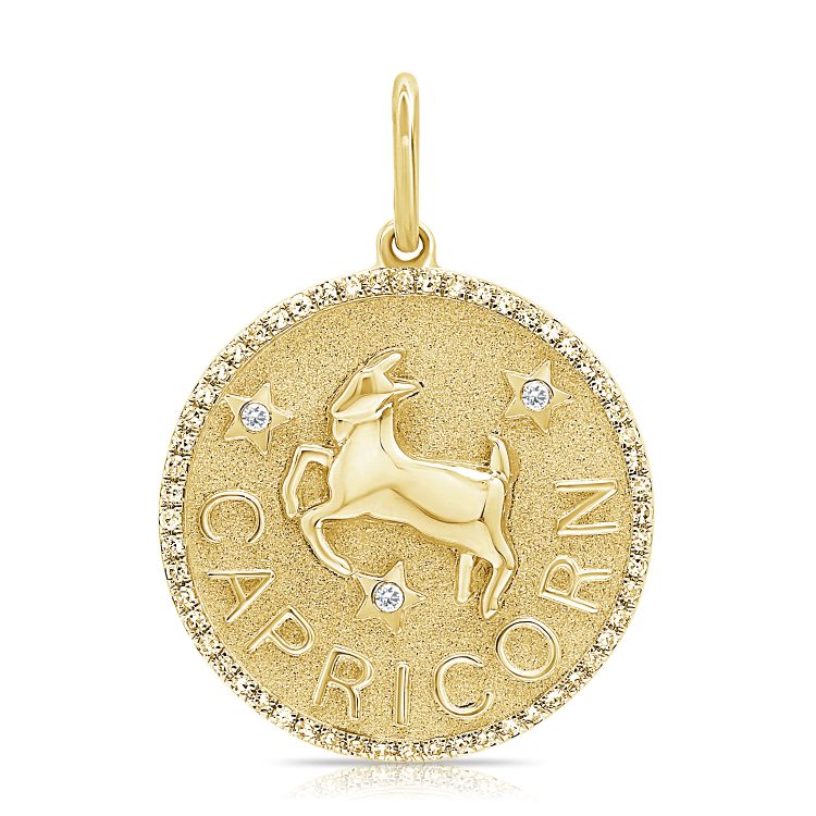 Zodiac Diamond Pavé Necklace