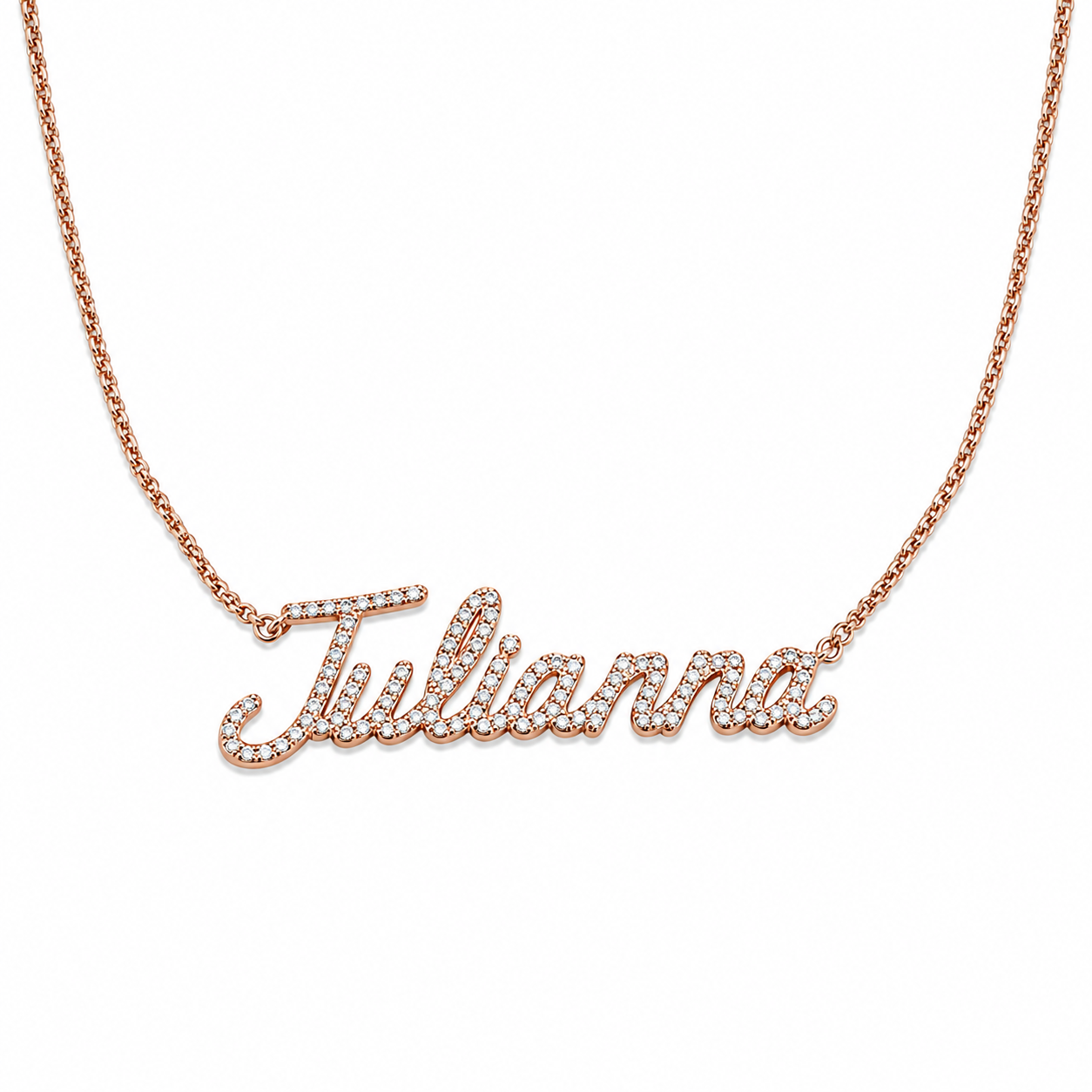 Collier triangle de diamants pendants
