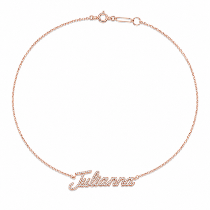 Collier triangle de diamants pendants