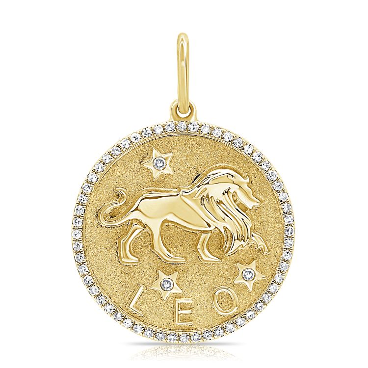 Zodiac Diamond Pavé Necklace