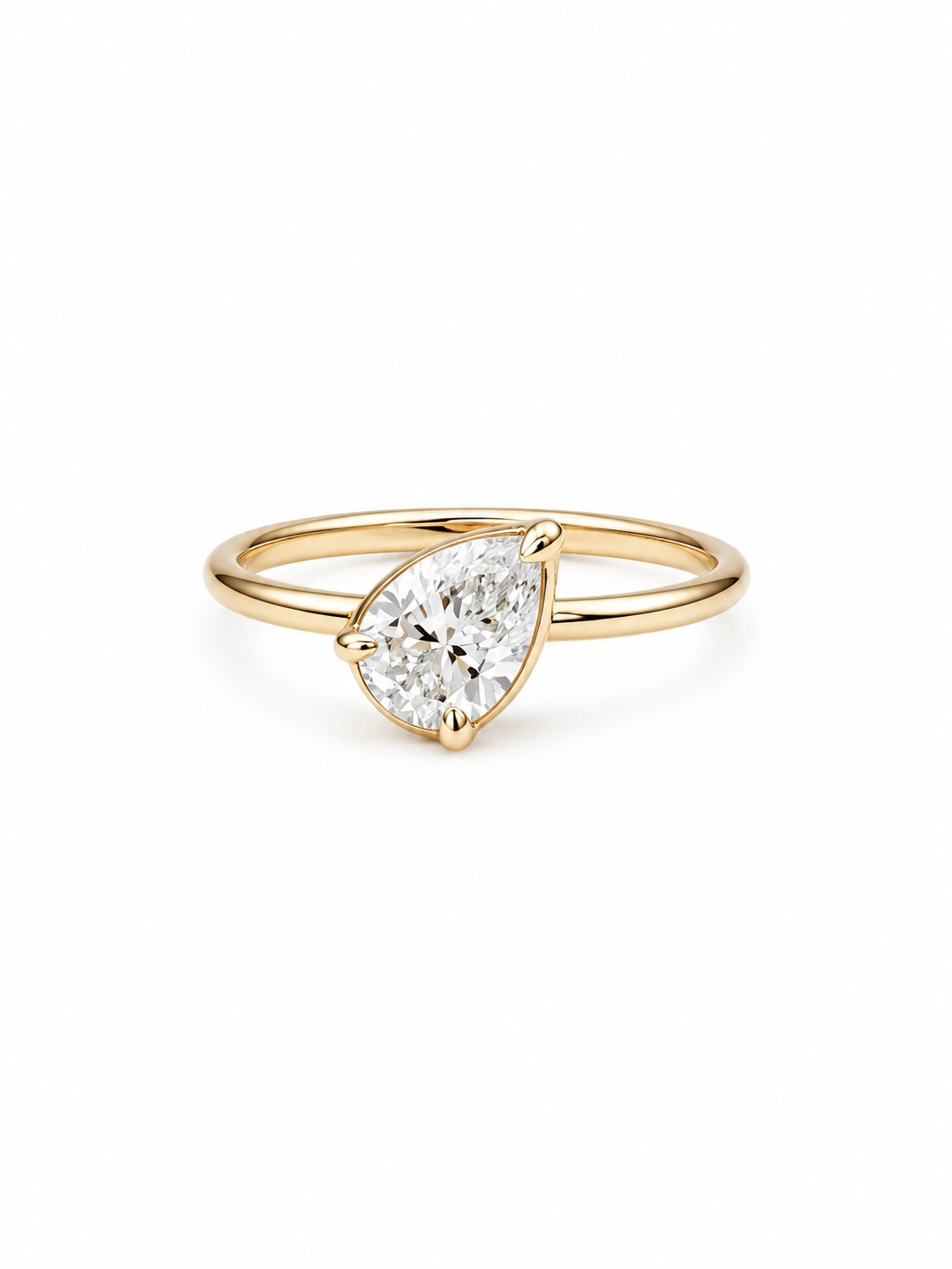 Antique Cut Diamond Pinky Ring