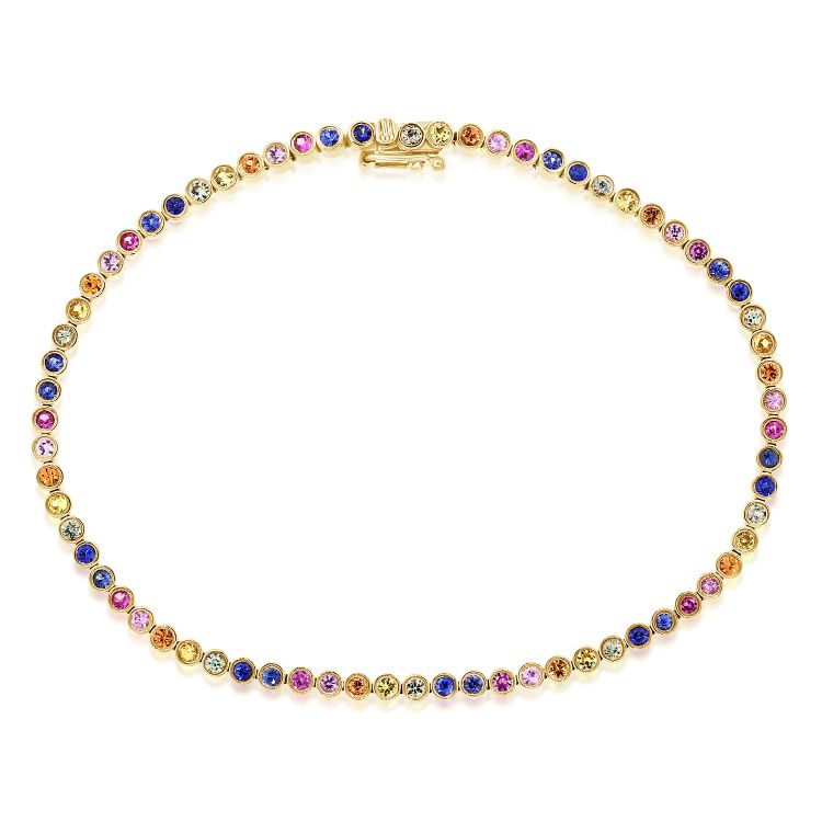 Rainbow Tennis Bracelet