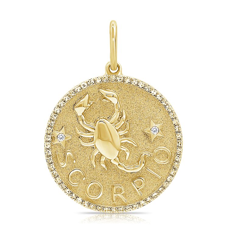 Zodiac Diamond Pavé Necklace