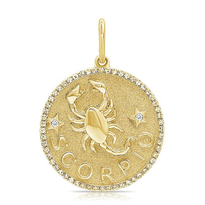 Zodiac Diamond Pavé Necklace