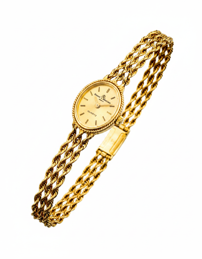 Baume & Mercier: Triple Strand Vintage Watch