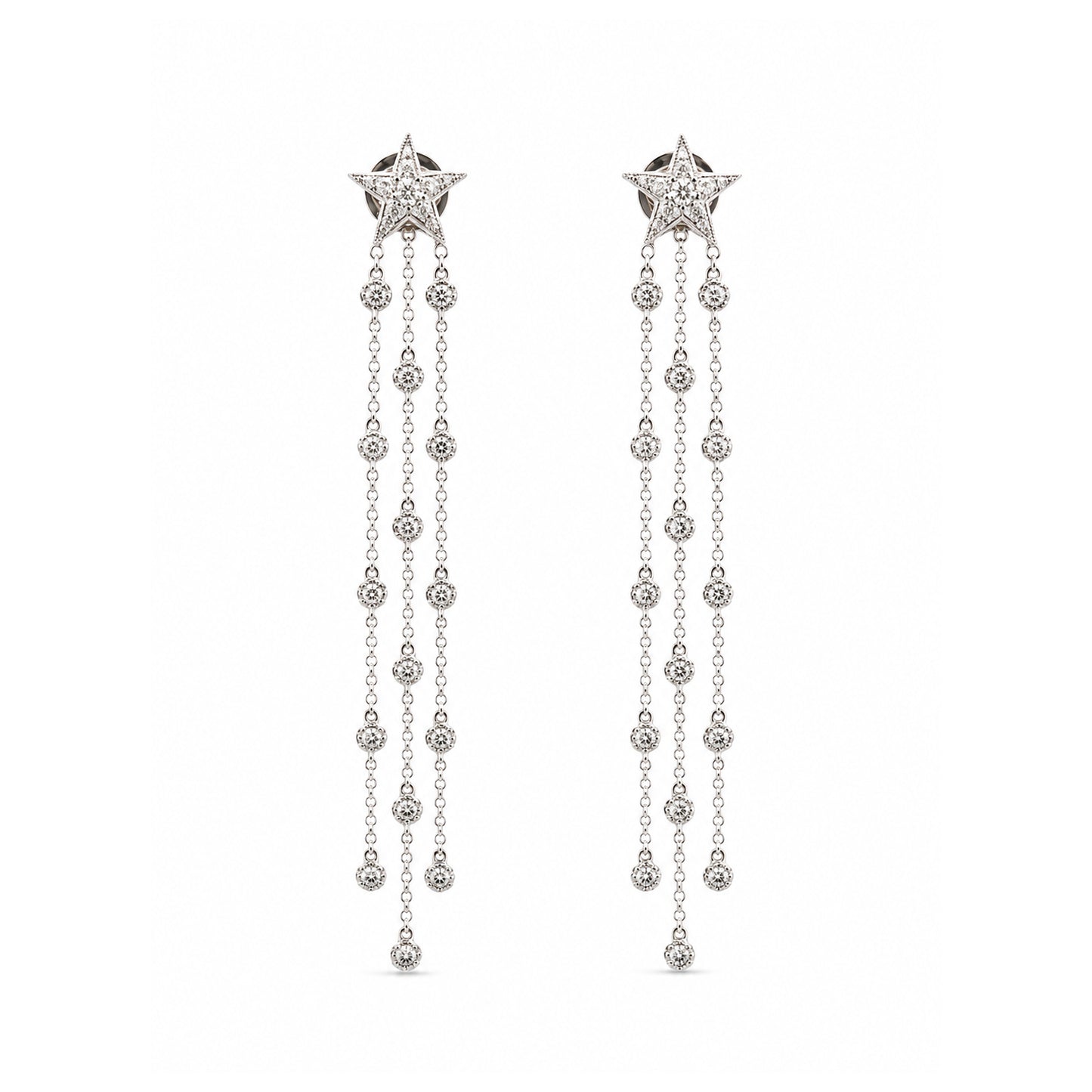 Shooting Star Dangling Earrings