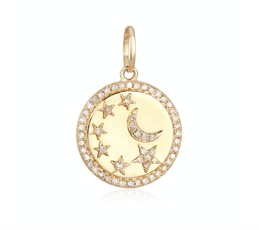 selena-medallion-charm-14k