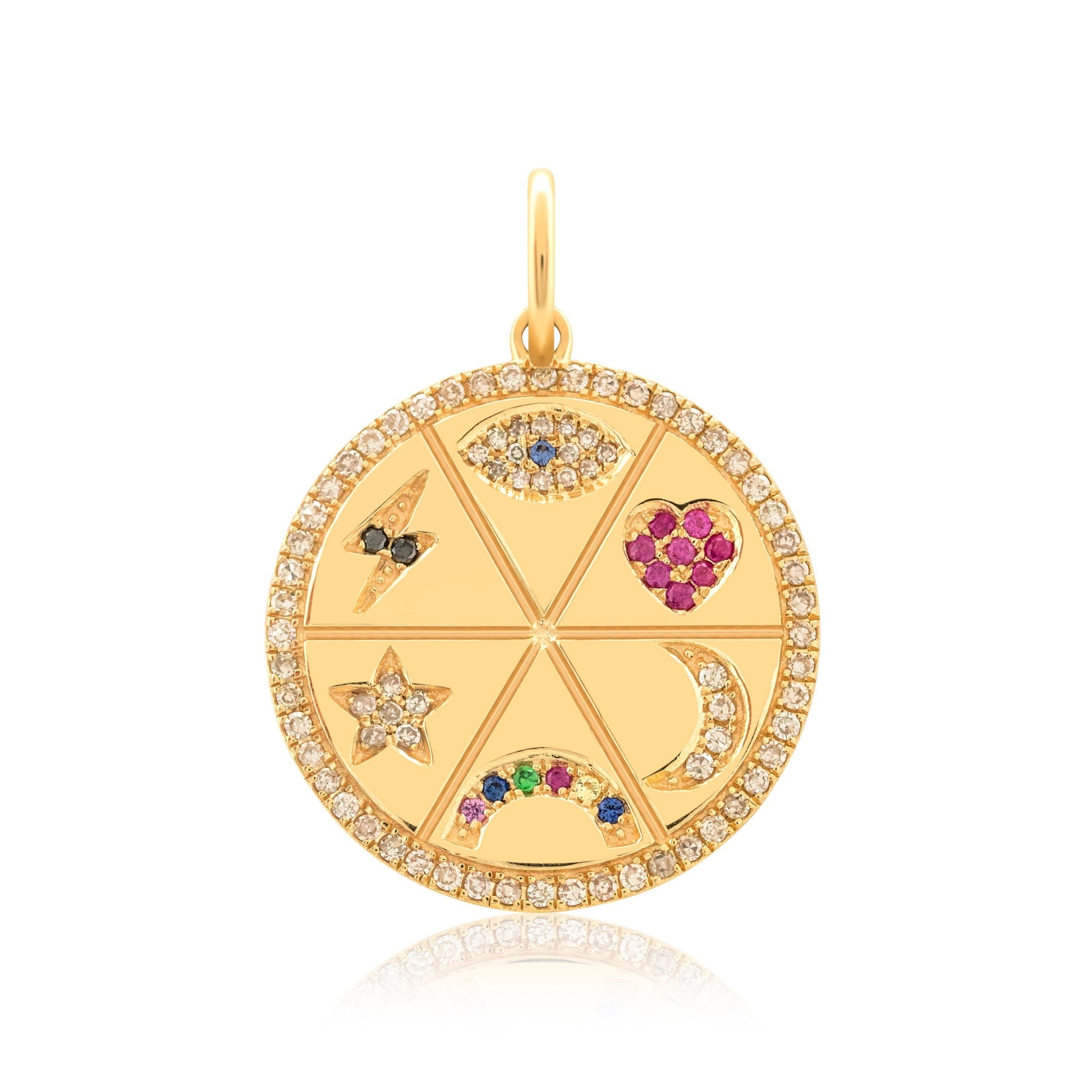 lucky-rainbow-medallion-charm-14k