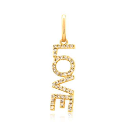 love-diamond-charm-14k