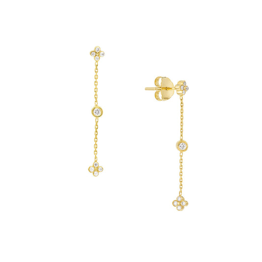 diamond-bezel-cluster-dangle-earrings-14k