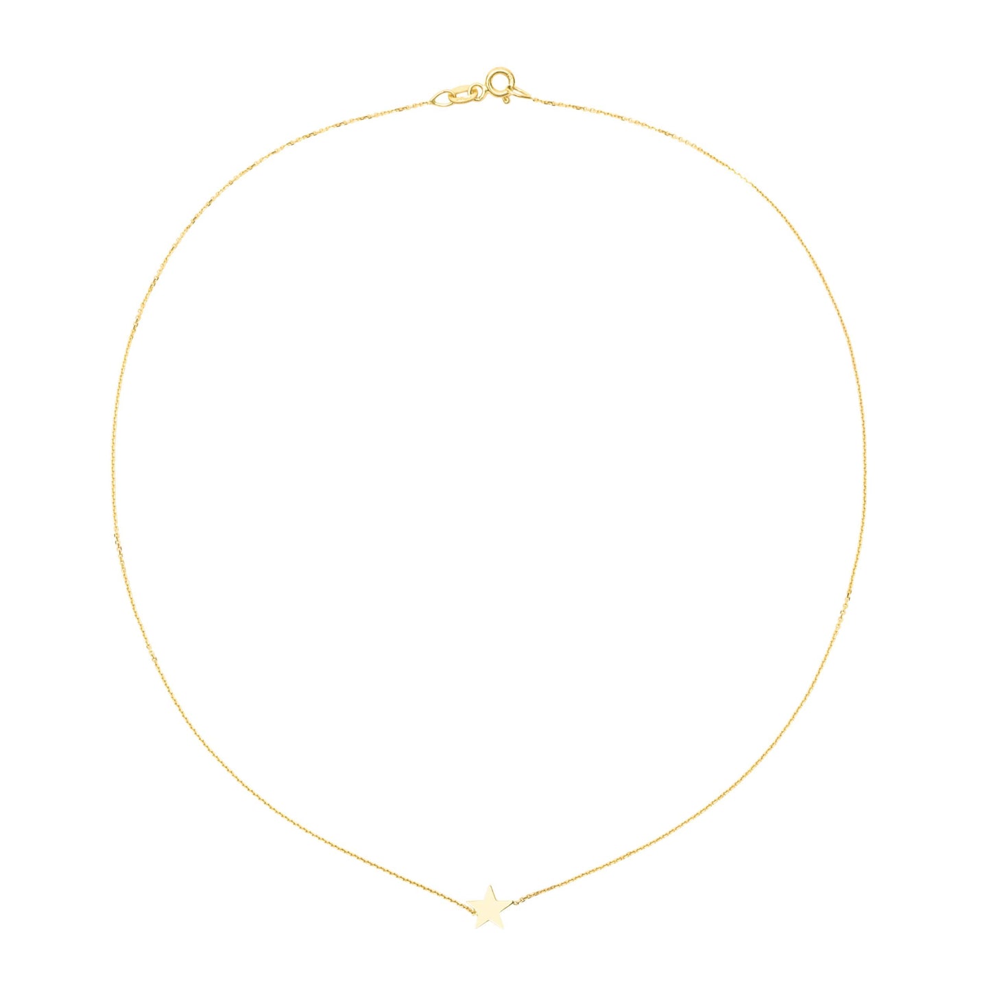 single-star-necklace